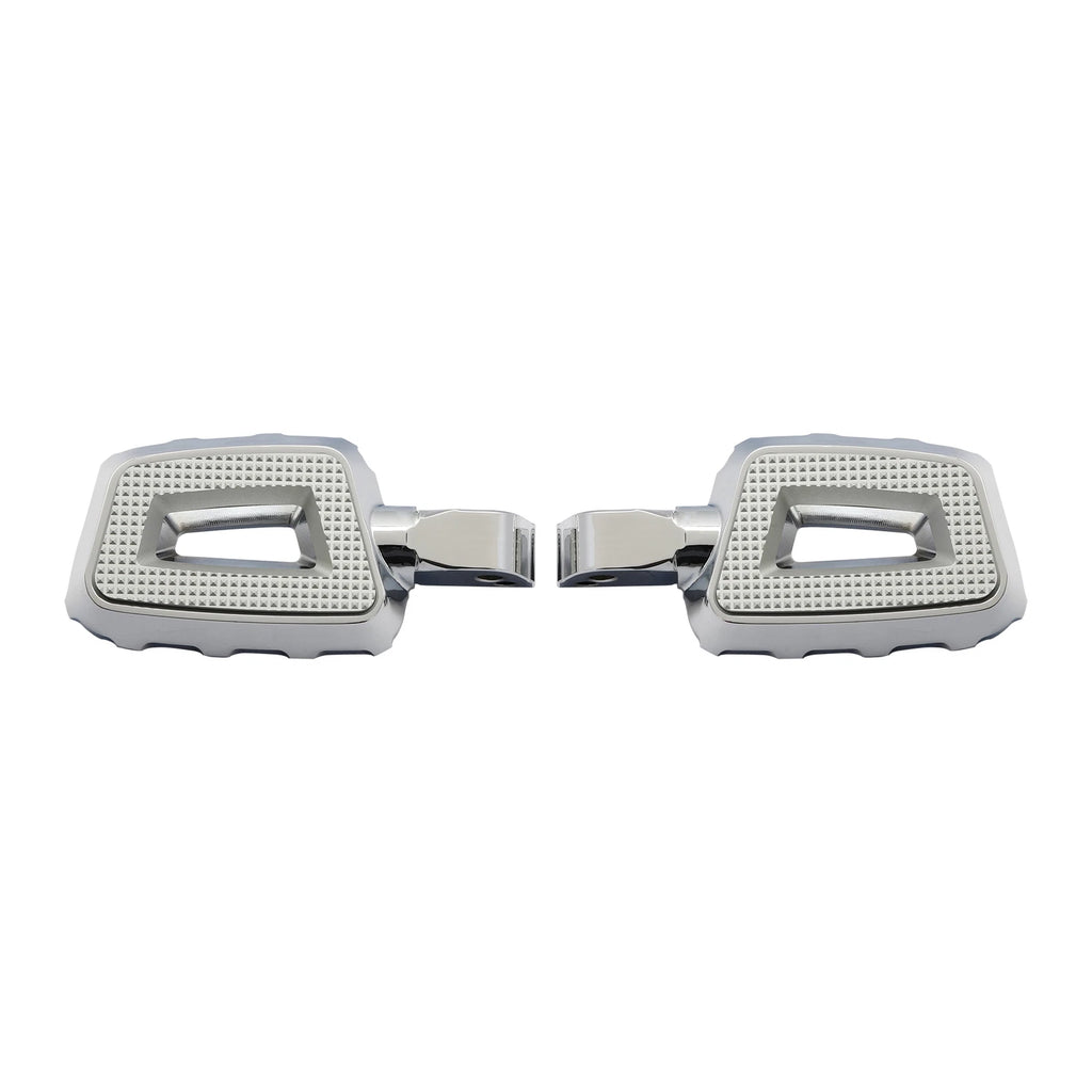 Chrome Passenger Footpegs for Harley Street Fat Bob (2018–2025)