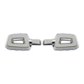 Chrome Passenger Footpegs for Harley Street Fat Bob (2018–2025)