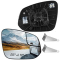 Right Passenger Side Heated Mirror Glass for 2016-2018 Toyota RAV4 2.5L