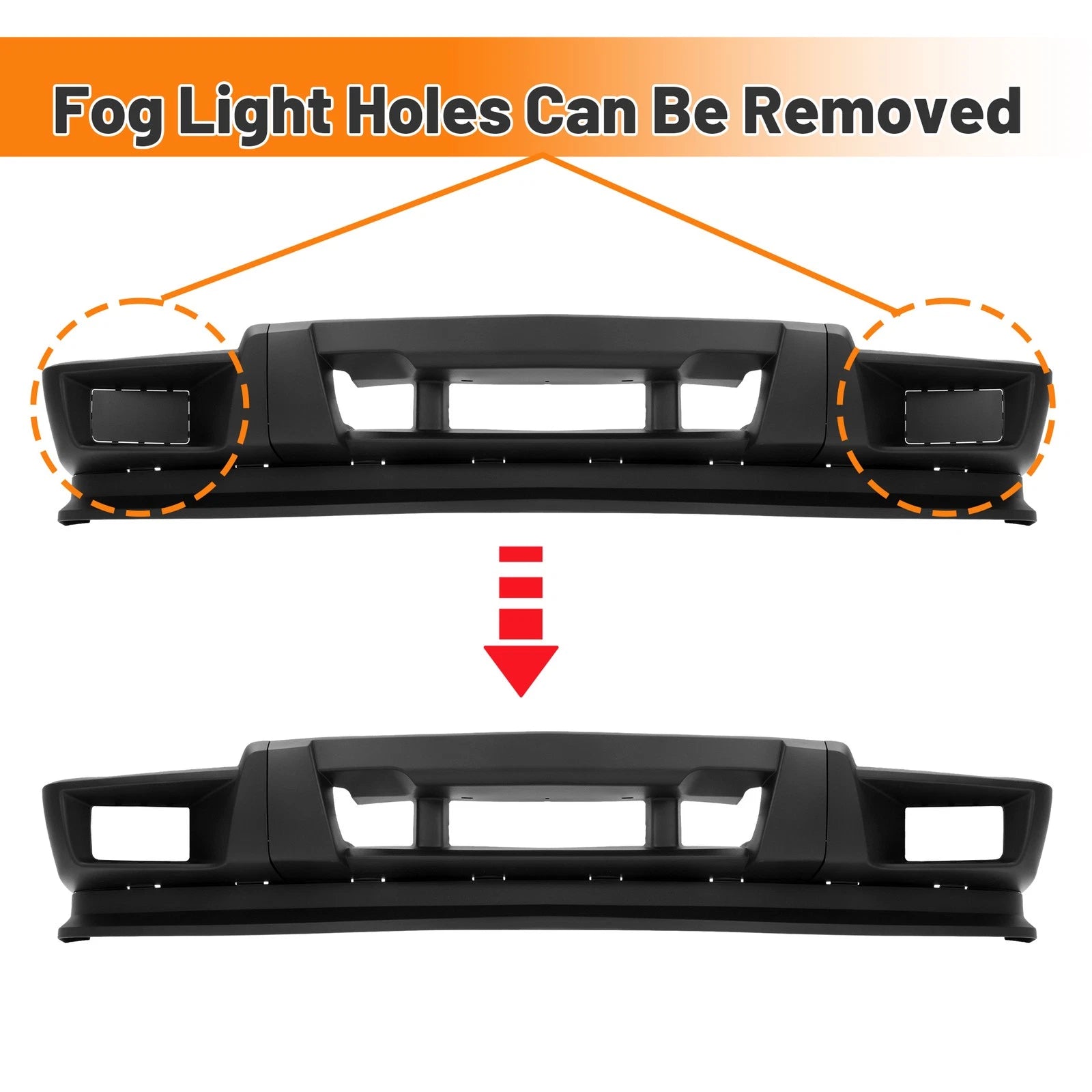 Front Bumper Cover for Chevy Colorado GMC Canyon (2004–2012)