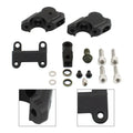 Handlebar Risers w/ Brake Hose Extension for Yamaha MT-07 (2014-2023)