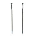 Set of 2 Front Outer Steering Tie Rod Ends for Dodge Ram 3500 (RWD)
