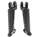 Front Foot Pegs Footrests for Yamaha YZF R6S (2003-2009) - Black
