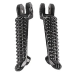 Front Foot Pegs Footrests for Yamaha YZF R6S (2003-2009) - Black