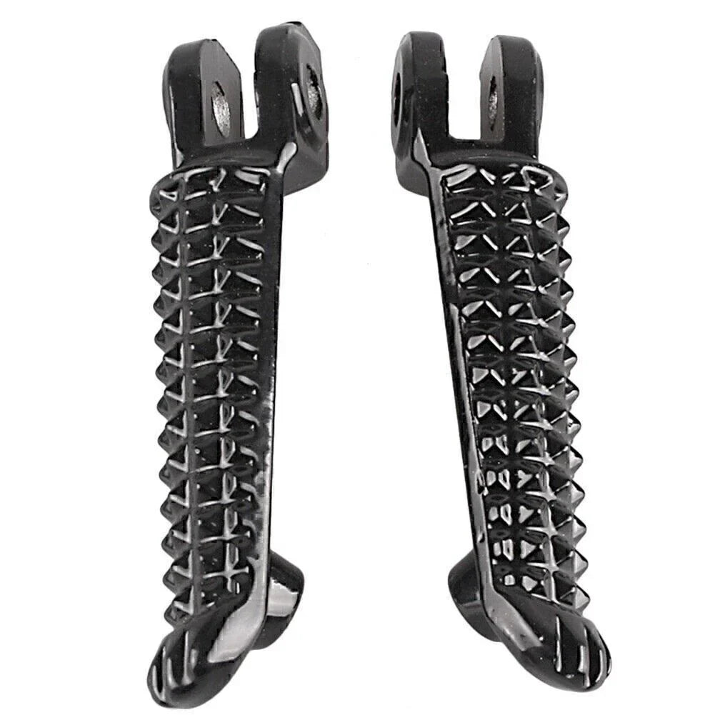 Front Foot Pegs Footrests for Yamaha YZF R6S (2003-2009) - Black