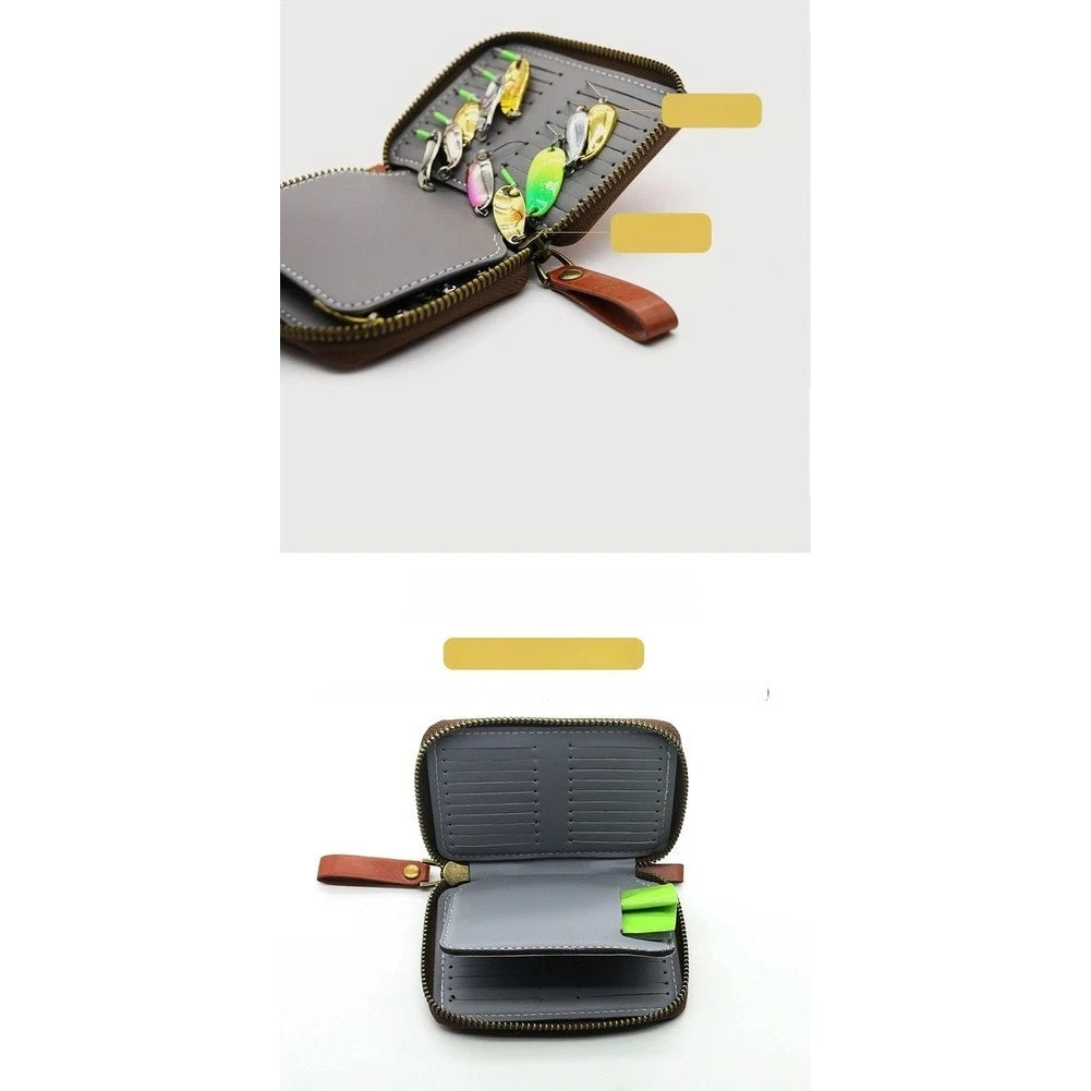 Fishing Tackle Storage Box for Fly Fishing (11 x 8.5 x 2 cm)