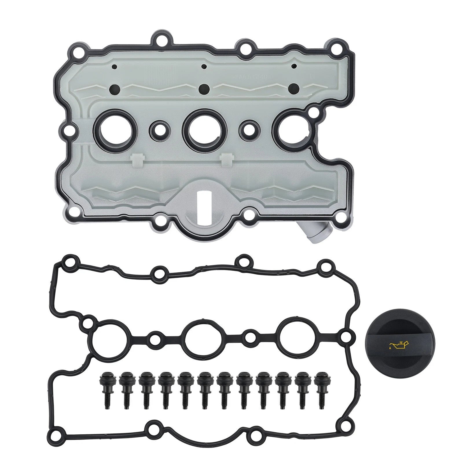 Engine Valve Cover with Gasket for Audi A4 A5 A6 A7 A8 Quattro (2008–2015)