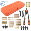 70 PCS 14" Rivet Nut Kit with 7 Interchangeable Mandrels and Box