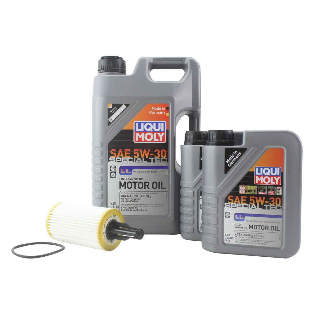 7L Liqui Moly Special Tec LL 5W-30 Oil Change Kit for Mercedes C300 (2015–2021)