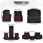 Set of 4 Floor Mats & Cargo Liner for Mazda CX-90 (2024–2025)