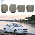 Set of 2 Gray Leather Seat Covers for Honda Accord (2008–2012)