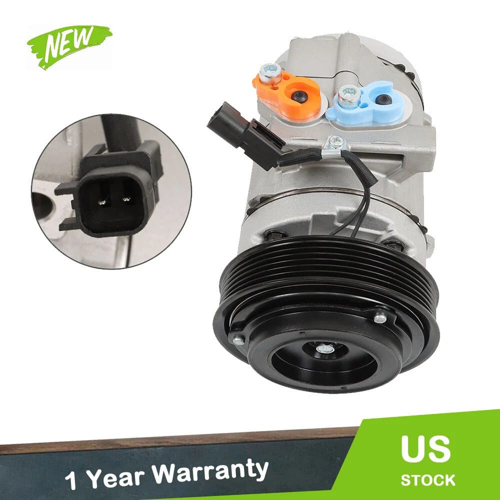 A/C Compressor & Clutch for Ford F-150 F-250 F-350 F-450 F-550 (2008–2010)