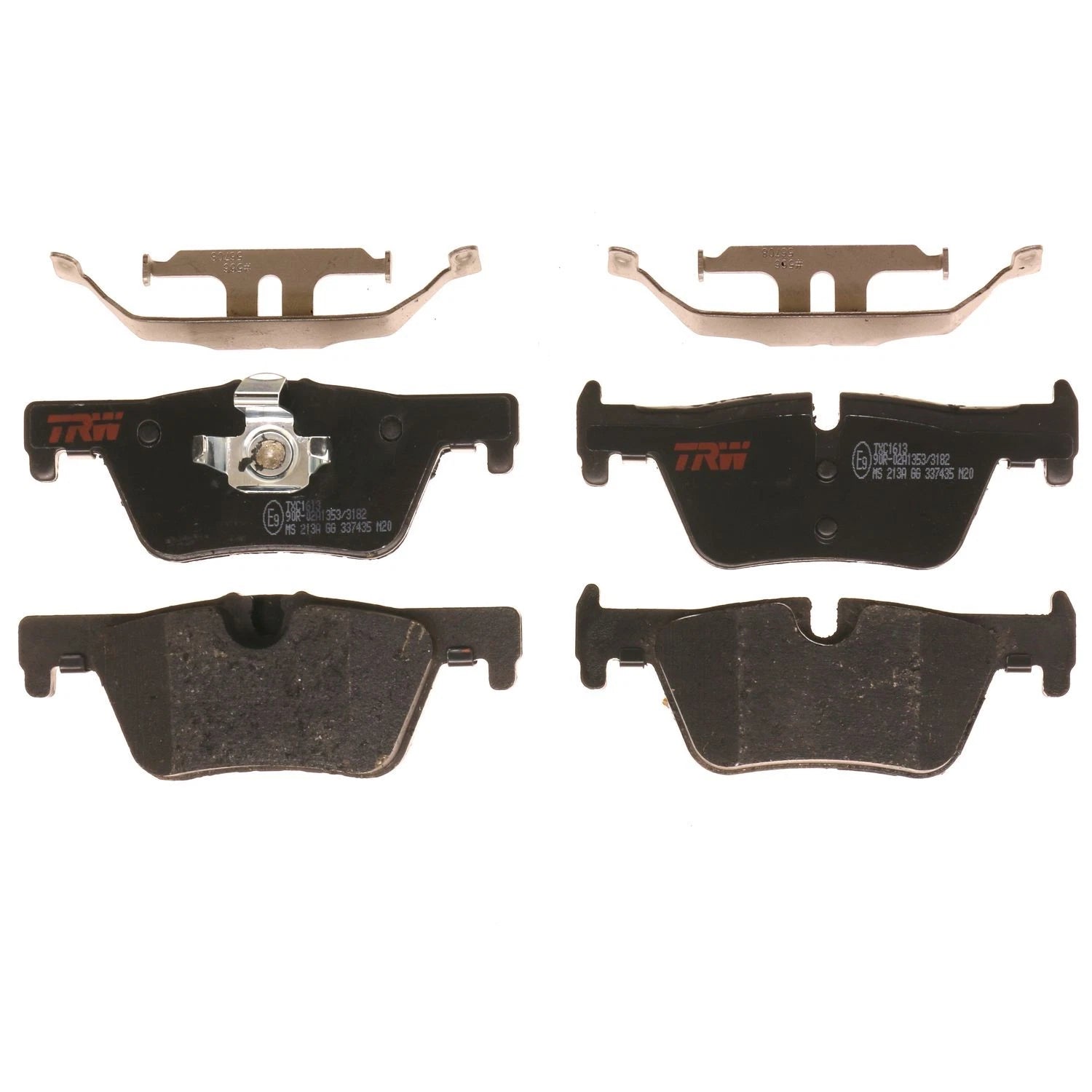 Set of 4 Disc Brake Pads for BMW 328i (2012–2016)