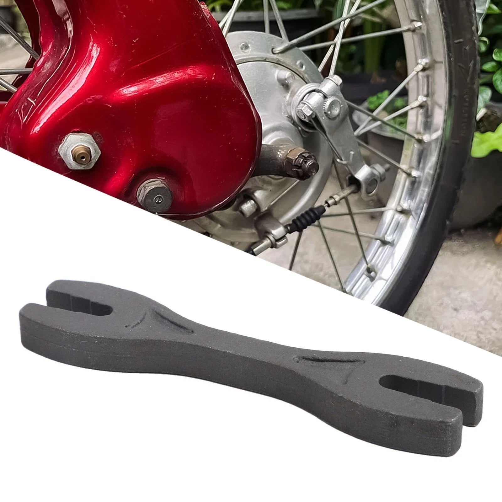 6-in-1 Forged Steel Spoke Spanner Wrench for Motorcycles & Dirt Bikes