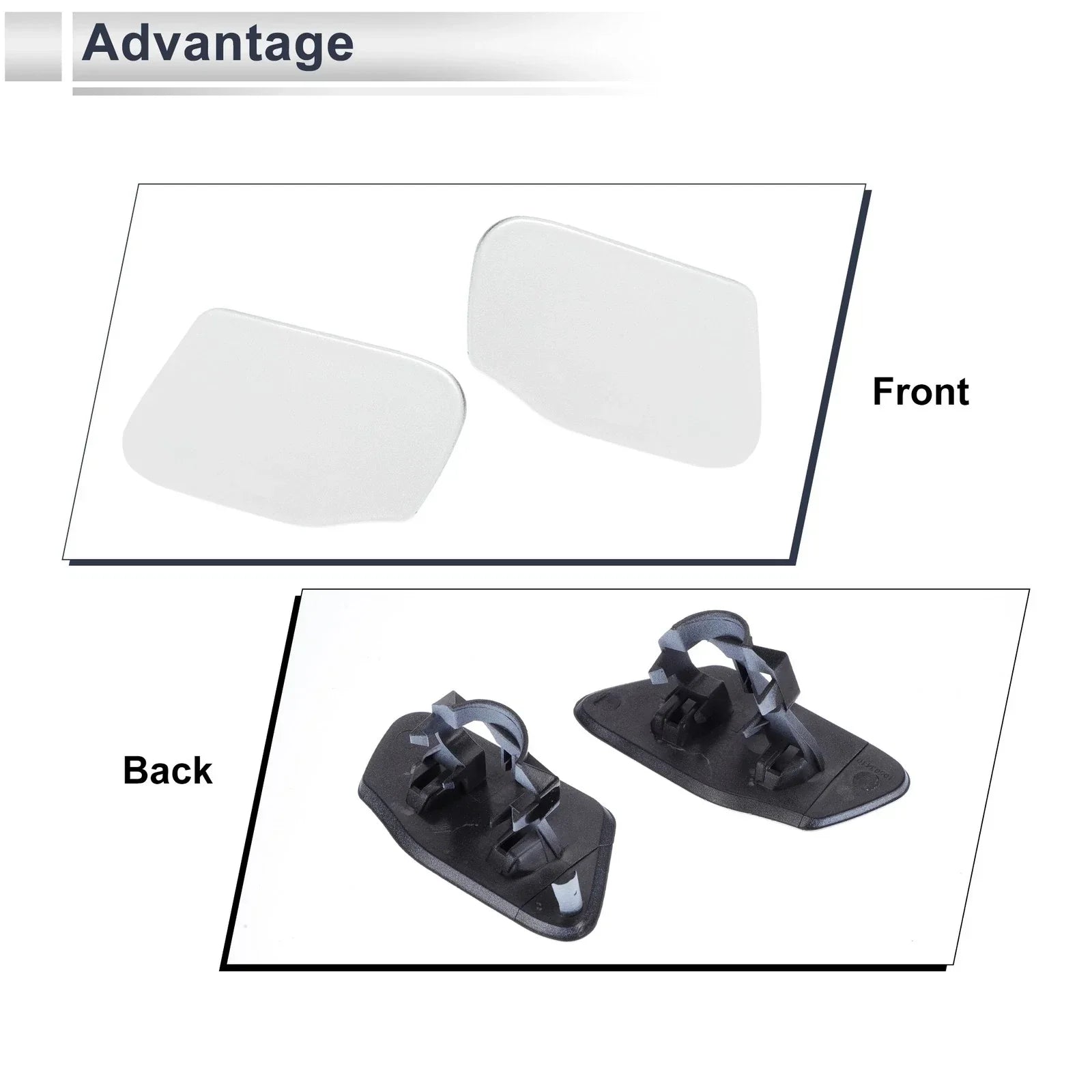 Front Left & Right Headlight Washer Nozzle Cover Cap for BMW X3