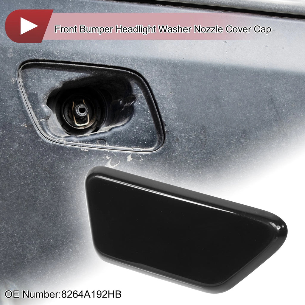 Front Right Washer Nozzle Cover Cap for Mitsubishi Outlander XL (2013–2015) Black