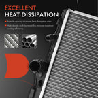 Aluminum Radiator for BMW X3 E83 (2007-2010)