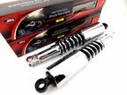 335mm JBS Black/Chrome Rear Shock Absorbers for Honda GL1000 Goldwing (75-79)
