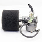 19mm Carburetor w/Cable Choke for 50cc 70cc 90cc 110cc ATVs Go Karts (4-Stroke)