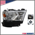 RH Halogen Headlight for Ram 1500 (2019–2023) - Chrome Bezels