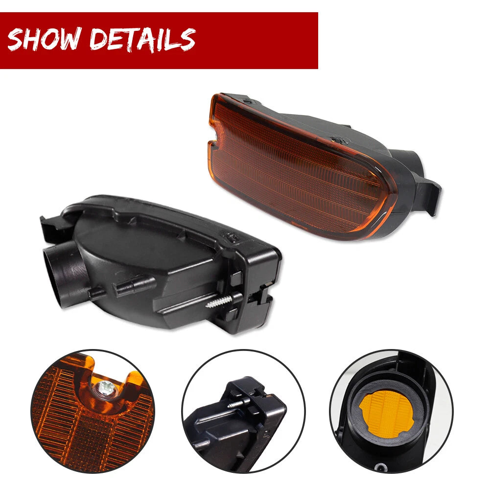 Euro Style Amber Turn Signal Lamp Lens for Subaru Impreza (1999–2001)