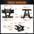Front Fairing Radio & Frame Support Brackets for Harley Touring Road Glide (2015–2025)