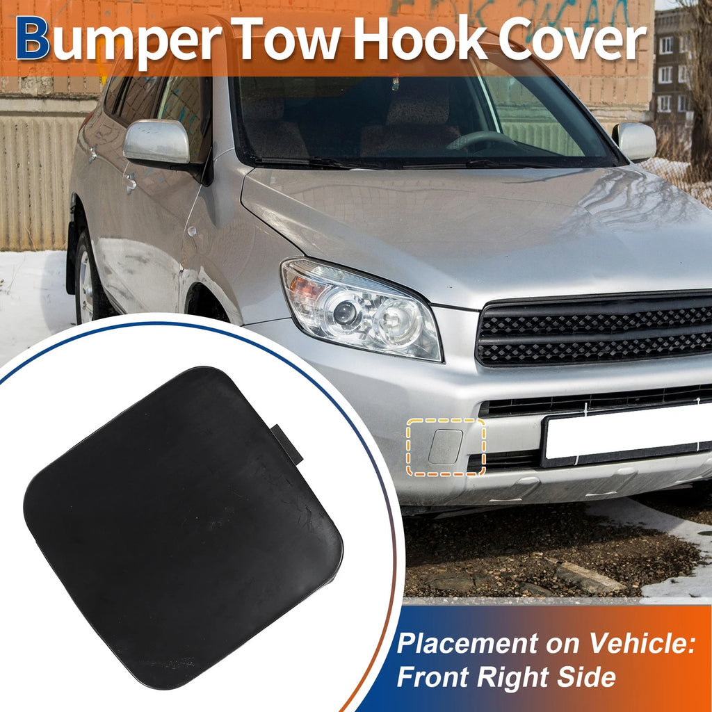 Tow Hook Cover for Toyota RAV4 (2009–2011) No. 532850R906 Unpainted