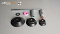 3X Air Pneumatic Dent Puller Suction Cups for Auto Body Repair