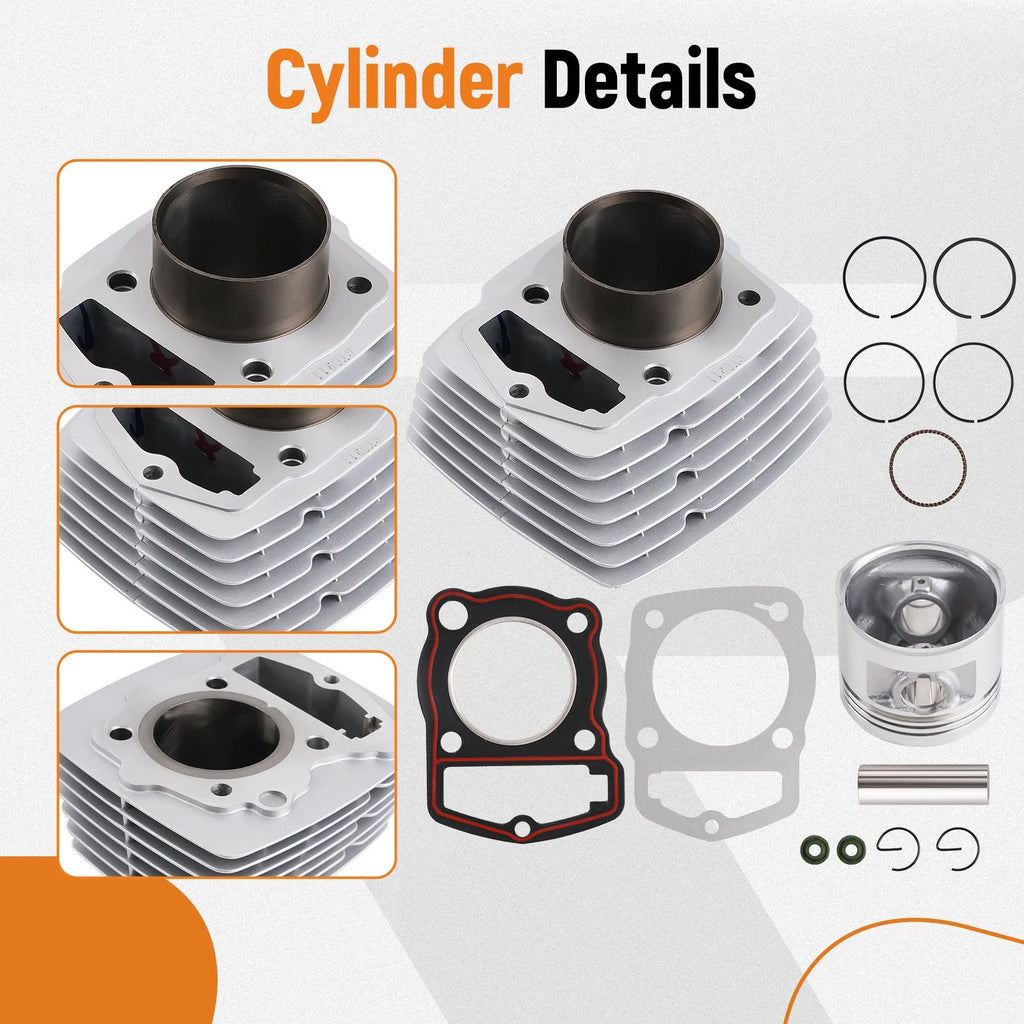 Top End Kit for Honda SL125 XL125 TL125 CL125 CB125S (1970–1980)