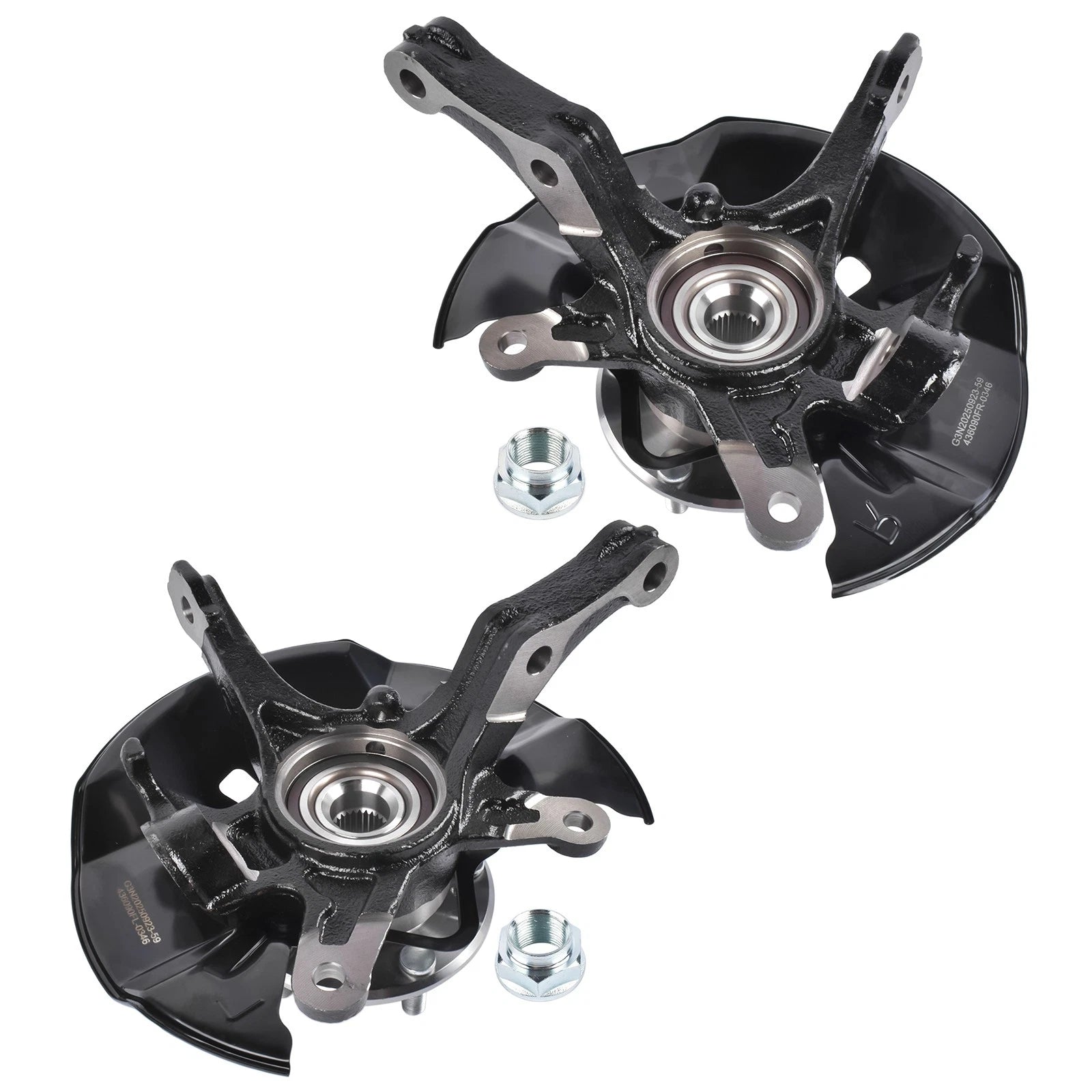 Front Left & Right Steering Knuckle Assembly for Honda Civic (2012)