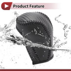 1 Pc Gear Shift Knob Cover for Mazda CX-5 (2013–2014) Black Faux Leather