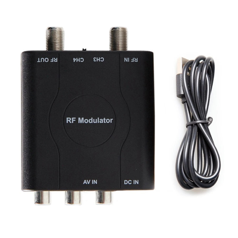 M61A RF Converter for AV to RF Signal Modulation (Portable)