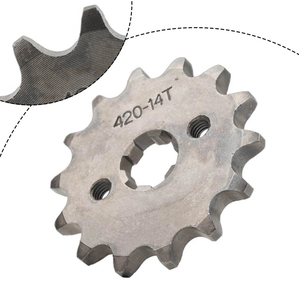 14T Front Sprocket for 50 70 90 125 140cc ATV Pit Dirt Bike (420 Chain)