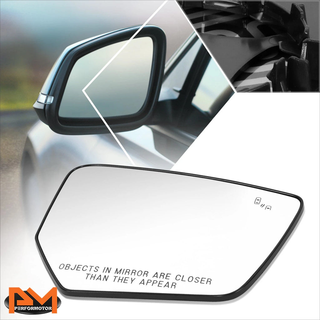 Heated Convex Mirror Glass for Chevy Impala (2014–2017) w/ Blind Spot