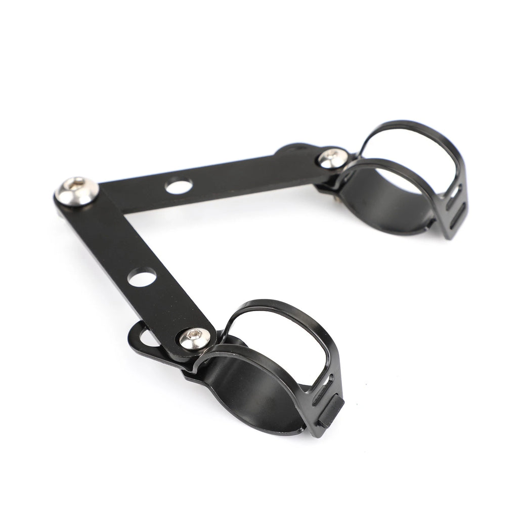 41mm-51mm Fork Black Headlight Mount Bracket Adapter for Motorcycles