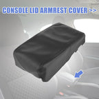 Dodge Charger Center Console Lid Armrest Cover Protector 2008-2010 Black