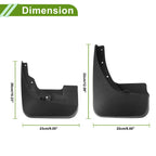 Set of 4 Mud Flaps Splash Guards for Dodge Journey (2007–2021)