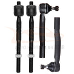 4Pcs Steering Kit Inner Outer Tie Rod End for Toyota Camry (2007–2011)