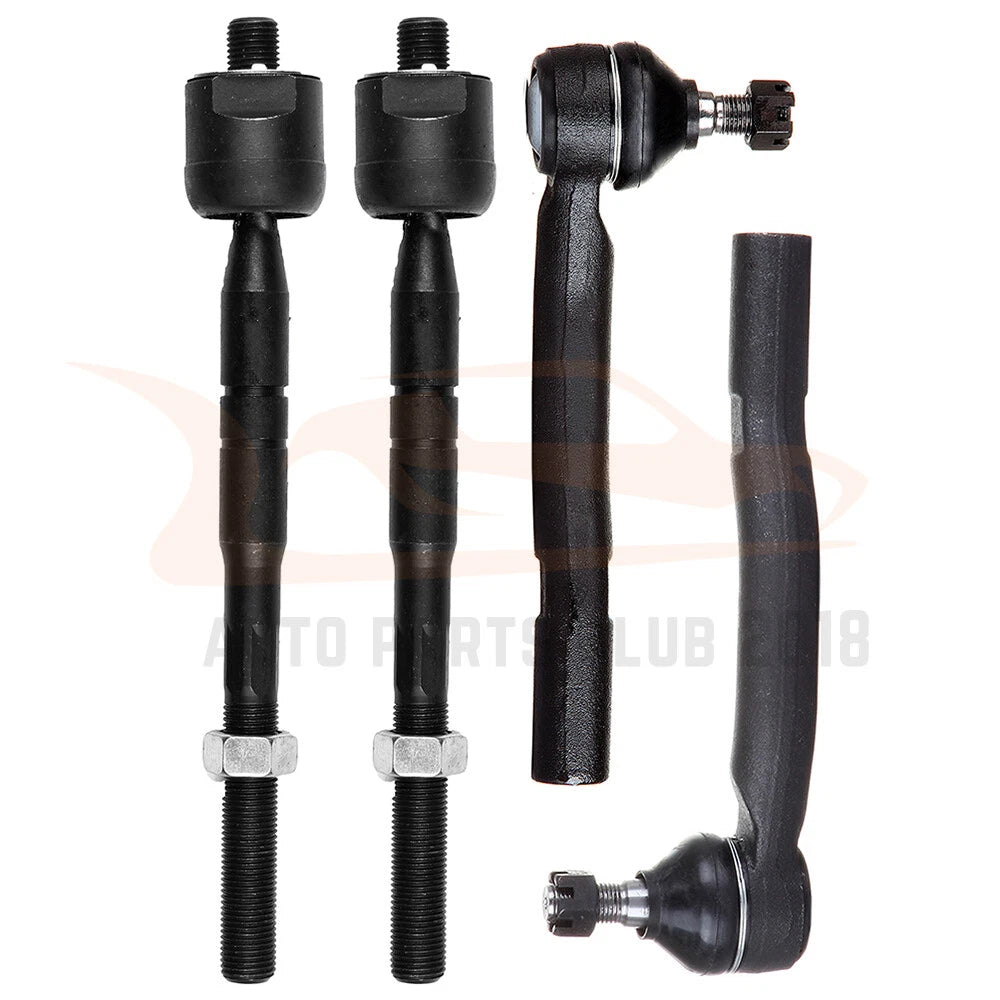 4Pcs Steering Kit Inner Outer Tie Rod End for Toyota Camry (2007–2011)