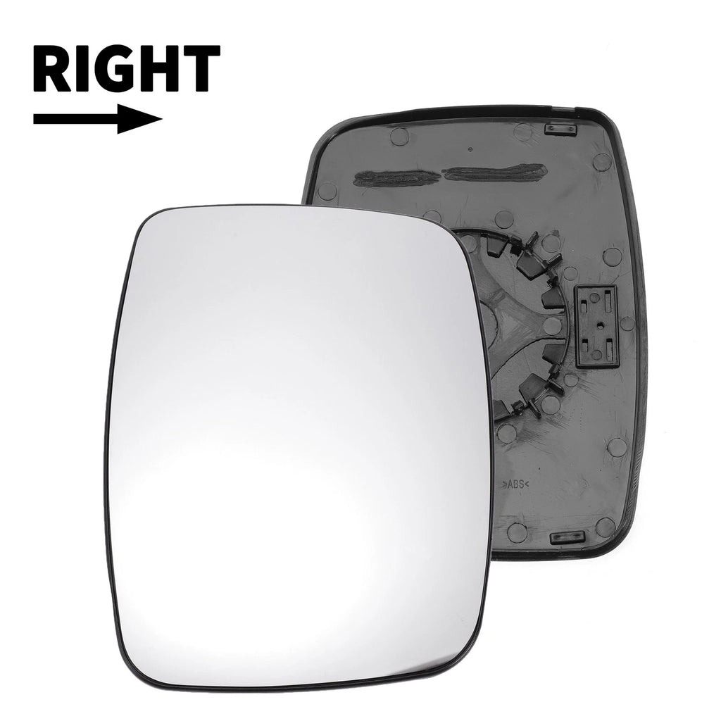 Right Side White Mirror Glass for Mercedes Vito Viano (Non-heated)