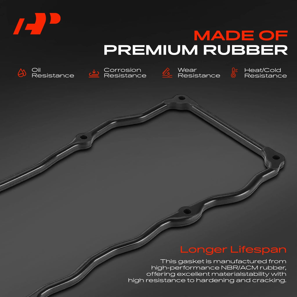 Engine Valve Cover Gasket for Nissan Stanza 1982–1988, 200SX 1984–1988