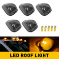 5X Smoke LED Amber Cab Roof Light Marker for Ford F-250 F-350
