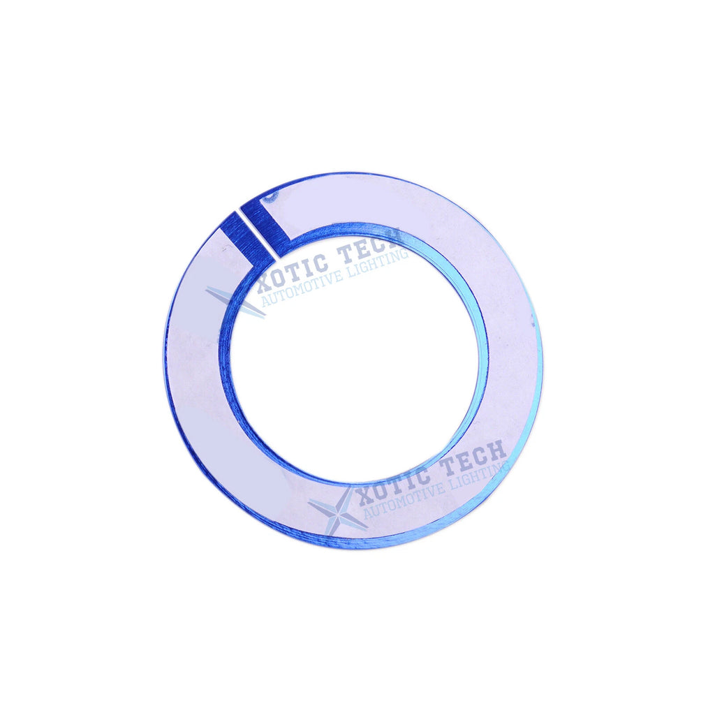 Engine Start Stop Push Button Knob Switch Decor Trim Ring for Infiniti (Blue)