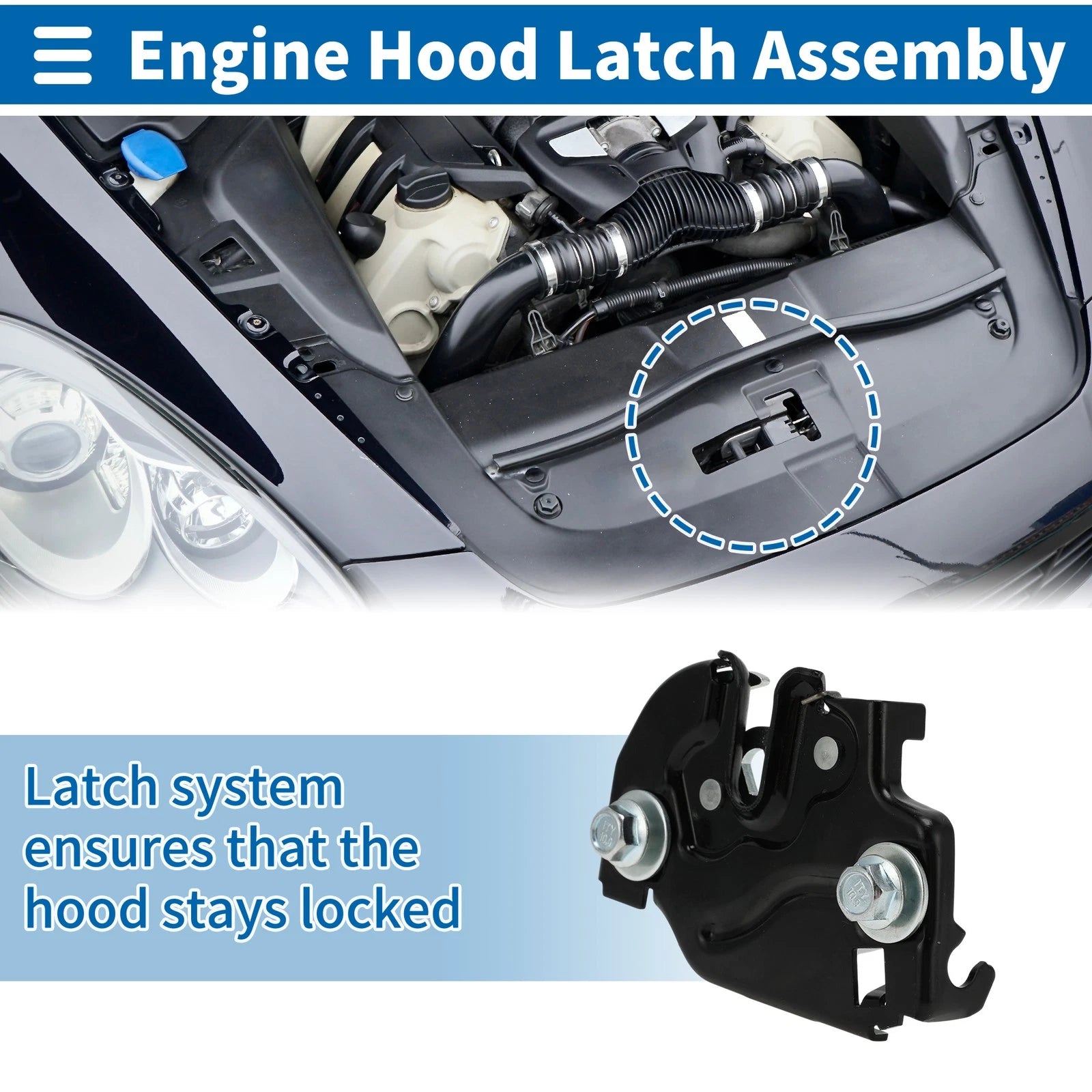 Hood Latch Assembly for Buick Electra/LeSabre (1982–1989) No. 15757371
