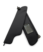 Sunvisors Cover Skin for Ford F150 (1997–1999) Black PVC Leather