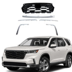 Glossy Black Grille with Chrome Trim for Honda Pilot (2023–2025)