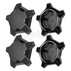 Set of 4 Black 5 Lug Rim Wheel Caps 1523842-744 for Polaris RZR Pro R 2022–2024