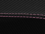 Console Lid Armrest Cover for Subaru Impreza (2000–2007) Carbon Fiber Pink Stitch