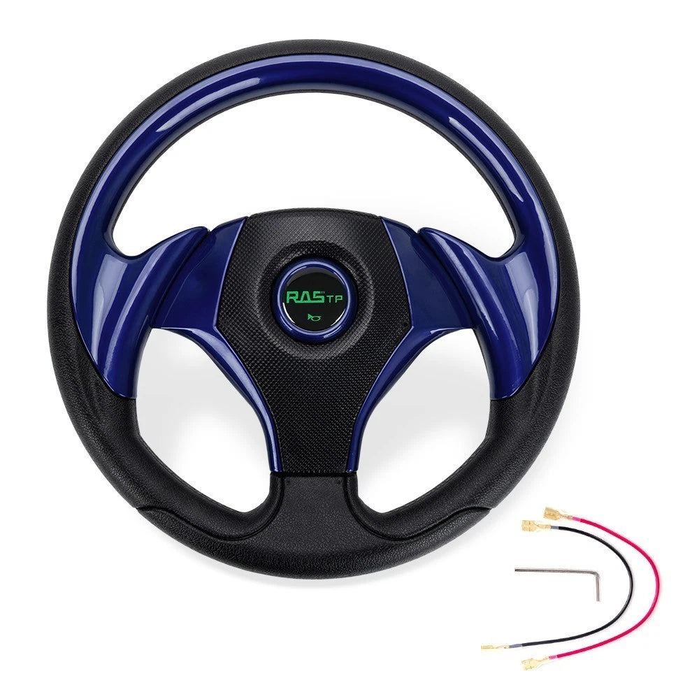 12.5" Blue Steering Wheel for EZGO TXT RXV Yamaha Club Car