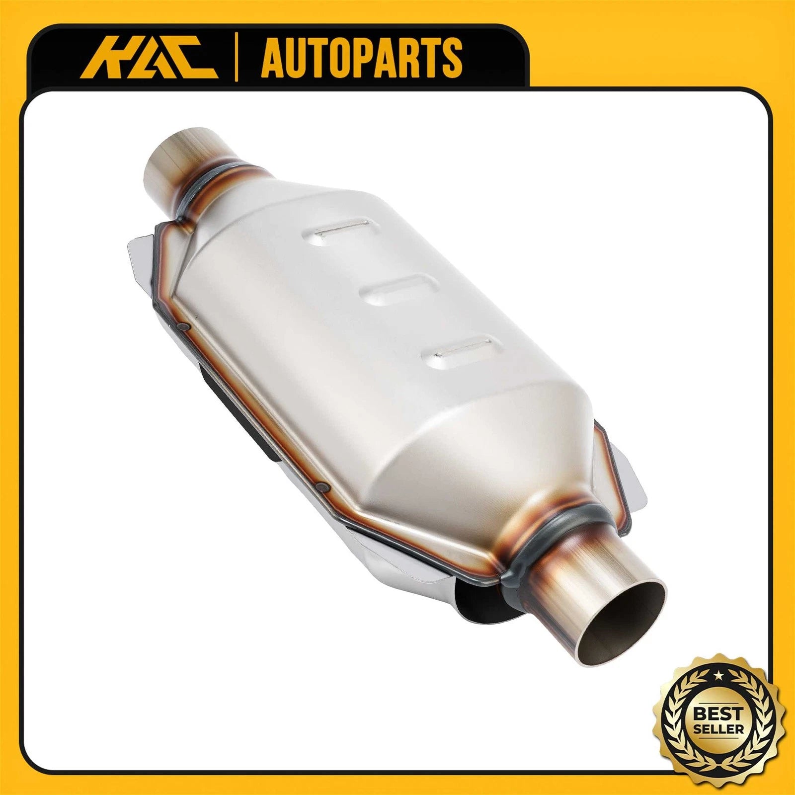 Stainless Steel Universal Catalytic Converter for Pontiac Grand Am (1992–1992)